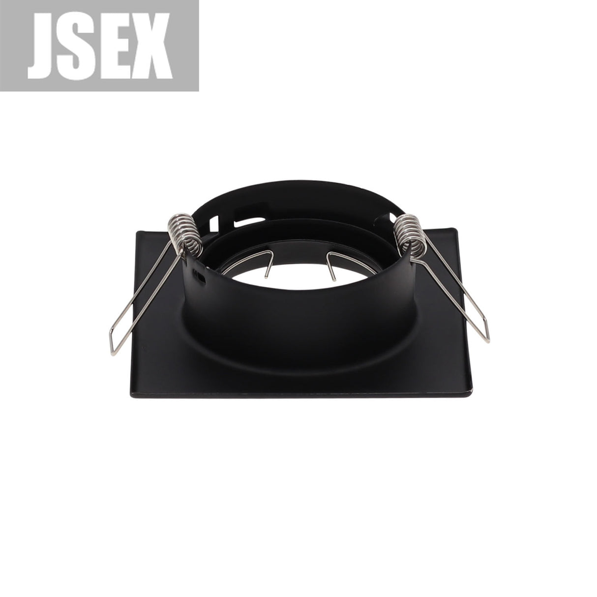 Square Metal Black Recessed LED Ceiling Light Frame MR16 GU10 Bulb Fixture Downlight Holder GU10 Spot Light Fitting
