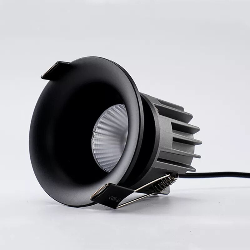 LED Dimmable Cob Spotlight Ceiling Light AC85-265V 7W 10W 12W 15W Aluminum Round Recessed Downlight