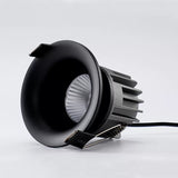 LED Dimmable Cob Spotlight Ceiling Light AC85-265V 7W 10W 12W 15W Aluminum Round Recessed Downlight