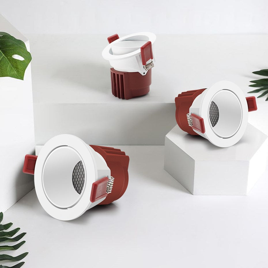 2021 New Honeycomb Downlight Led Ceiling Lamp Led Lighting For bedroom Living Room Corridor 7W 12W 15W Dimmable Indoor Lights