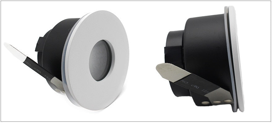 LEDIARY IP44 Waterproof LED Spot Downlights Ceiling Recessed 75mm Cut Hole Porch lamp Bathroom Use 85-265V 5W GU10 Light Source