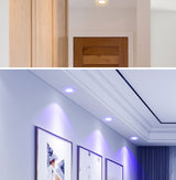LED Downlight 20Pcs AC 85V-265V 5W 3 Color Dimmable Led Downlight Spot Light  Led Ceilling Lamp Indoor Ceilling Light Recessed Downlamp Home