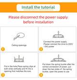 Kaguyahime 1/4pcs LED Downlight LED Spot Light 5W Indoor Round Recessed AC 220V 240V LED Spot Lighting Natural White/Warm/Cold