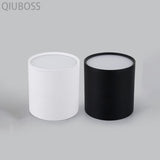 QIUBOSS Dimmable LED Surface Downlights 220V for Livingroom 15W LED Ceiling Spotlights COB Background Lighting Lamp for Bedroom