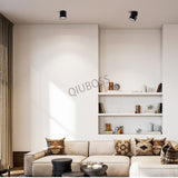 QIUBOSS Dimmable LED Surface Downlights 220V for Livingroom 15W LED Ceiling Spotlights COB Background Lighting Lamp for Bedroom
