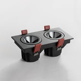 Angle Adjustable Anti-glare Square LED COB Recessed Downlight 7W 9W 12W 15W LED Ceiling Spot Light Kitchen Living room Indoor