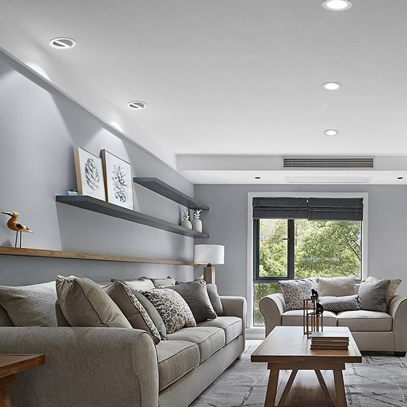 LED COB Downlight Dimmable 110V 220V 15W 20W 24W 30W Spot Light 4000K Ceiling Lamp For Indoor Lighting - Warm White