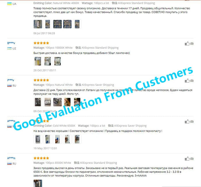 LED 1W 3W Wattage 100pcs  LED Light Emitting Diode headlight Power LED Flashligh LED For SpotLight DownLight Lamp LED Bulb DIY