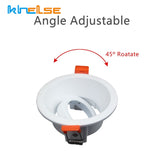 Adjustable LED Recessed Ceiling Downlight Mounting GU10/MR16 Socket Halogen Lamp Holder Base Frame Spot Lights Fitting Fixtures