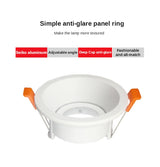 Adjustable LED Recessed Ceiling Downlight Mounting GU10/MR16 Socket Halogen Lamp Holder Base Frame Spot Lights Fitting Fixtures