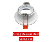 Adjustable LED Recessed Ceiling Downlight Mounting GU10/MR16 Socket Halogen Lamp Holder Base Frame Spot Lights Fitting Fixtures