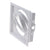 White Square Recessed Downlight Fitting Hole Ceiling AR111 Fitting Aluminum Led Ceiling Spot Down Light Housing