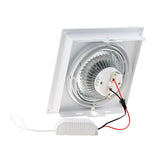 White Square Recessed Downlight Fitting Hole Ceiling AR111 Fitting Aluminum Led Ceiling Spot Down Light Housing