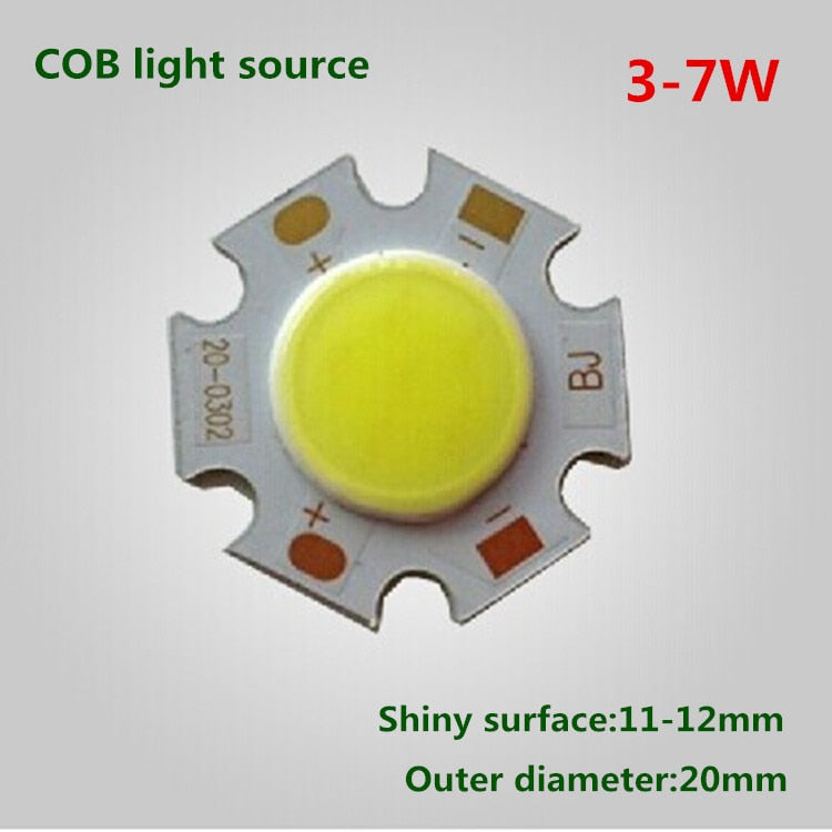 led cob chip 240-1200lm Side 11-20MM Chip On Board 10PCS COB 3W 5W 7W 10W Spot Lights bulb spotlight Downlight  LED COB LIGHTING