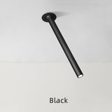 Modern Recessed LED Ceiling Lamp Long Tube 7W COB Dimmable Downlight AC85-265V Rotatable Living Room Aisle Spot Lighting Fixture