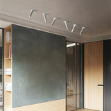 Modern Recessed LED Ceiling Lamp Long Tube 7W COB Dimmable Downlight AC85-265V Rotatable Living Room Aisle Spot Lighting Fixture