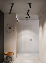 Modern Recessed LED Ceiling Lamp Long Tube 7W COB Dimmable Downlight AC85-265V Rotatable Living Room Aisle Spot Lighting Fixture