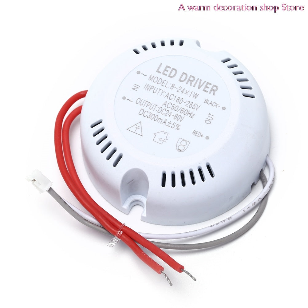 LED Driver Power Supply Ceiling Driver 24W 36w 220v Round Driver Lighting Transform For LED Downlights Lights Spot LED