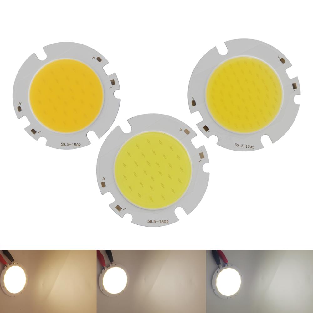 ALLCob 1pcs 5pcs 10pcs round COB chip DIY Light Source 100lm/w 60mm 42mm COB led Cold Warm Nature White for downlight