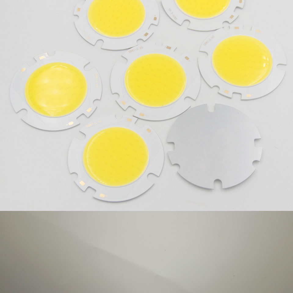 ALLCob 1pcs 5pcs 10pcs round COB chip DIY Light Source 100lm/w 60mm 42mm COB led Cold Warm Nature White for downlight