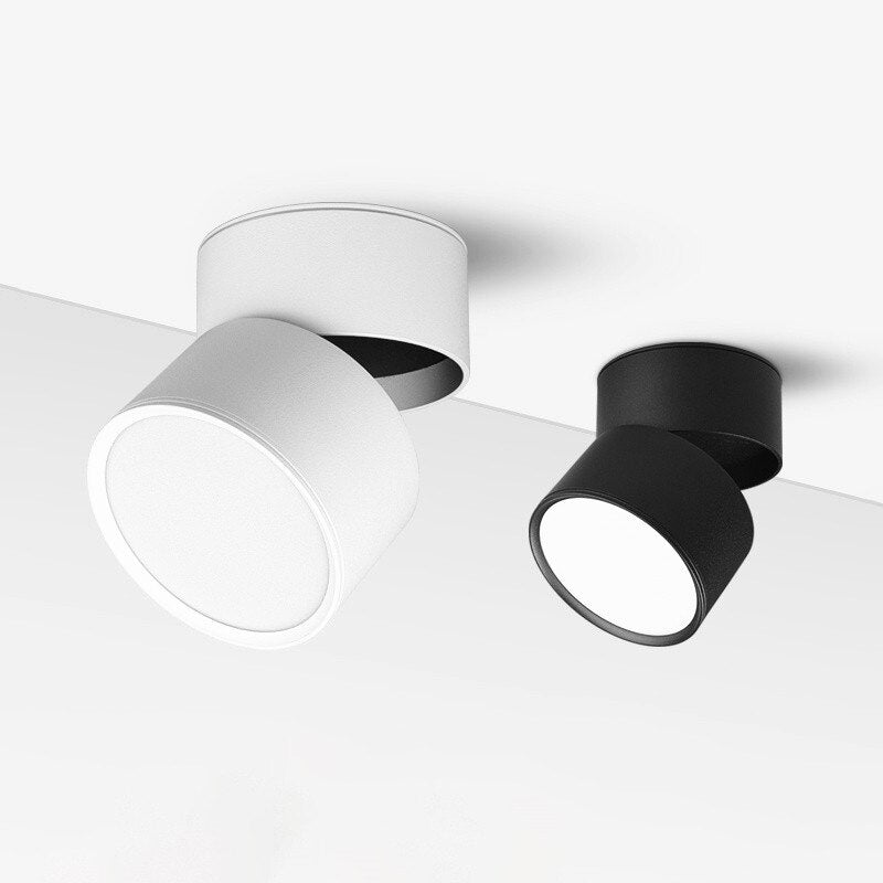 Cylindrical Folding Dimmable LED Downlights 7W 10W 15W LED Ceiling Spotlights AC110-240V LED Ceiling Lamps Indoor Lighting