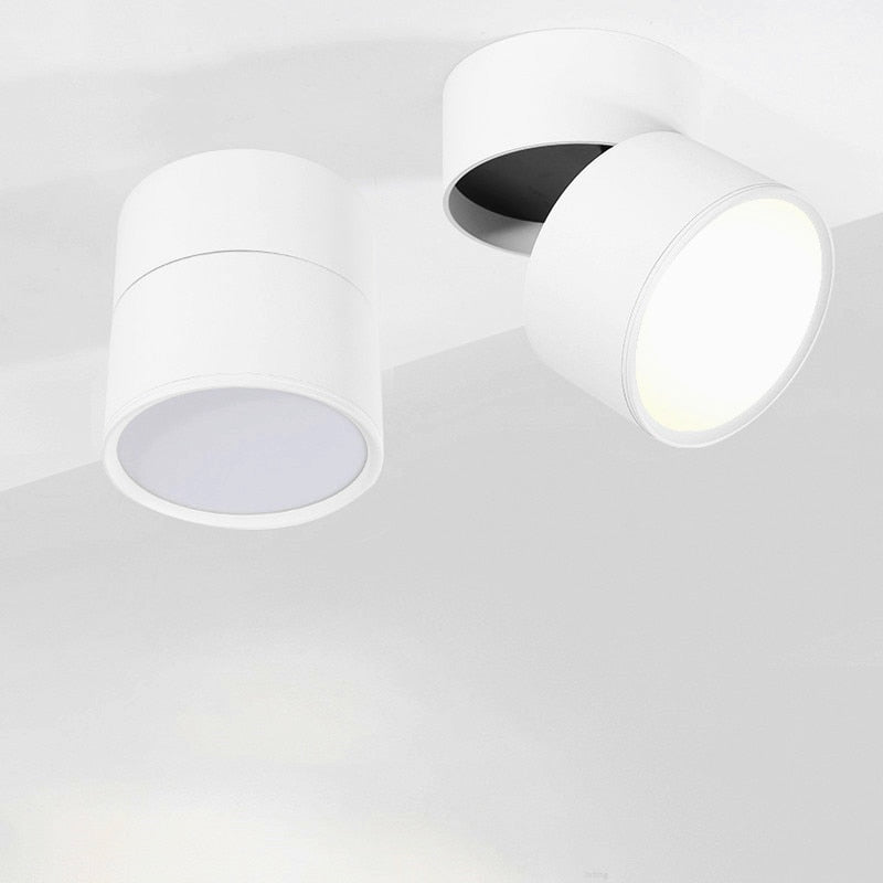 Cylindrical Folding Dimmable LED Downlights 7W 10W 15W LED Ceiling Spotlights AC110-240V LED Ceiling Lamps Indoor Lighting