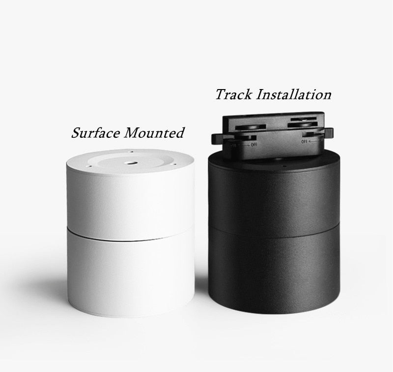 Cylindrical Folding Dimmable LED Downlights 7W 10W 15W LED Ceiling Spotlights AC110-240V LED Ceiling Lamps Indoor Lighting