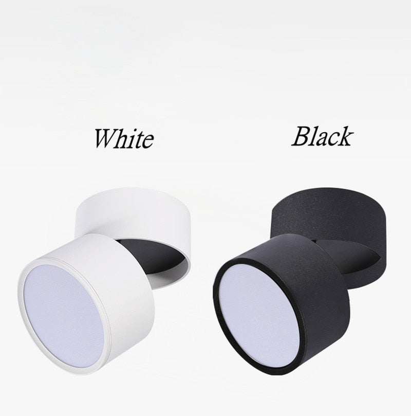 Cylindrical Folding Dimmable LED Downlights 7W 10W 15W LED Ceiling Spotlights AC110-240V LED Ceiling Lamps Indoor Lighting