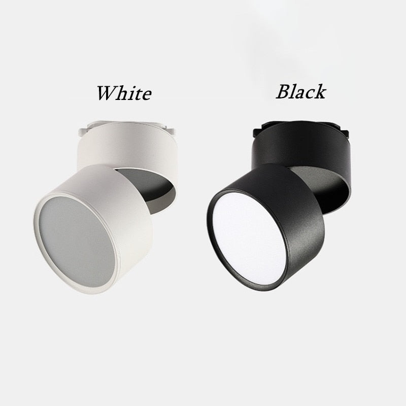 Cylindrical Folding Dimmable LED Downlights 7W 10W 15W LED Ceiling Spotlights AC110-240V LED Ceiling Lamps Indoor Lighting