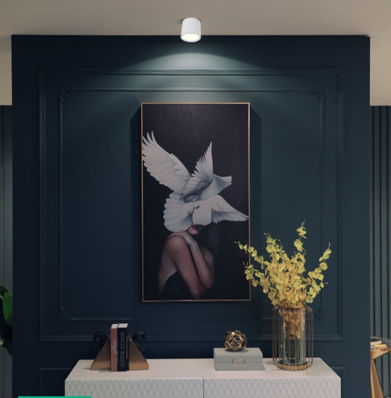 Cylindrical Folding Dimmable LED Downlights 7W 10W 15W LED Ceiling Spotlights AC110-240V LED Ceiling Lamps Indoor Lighting