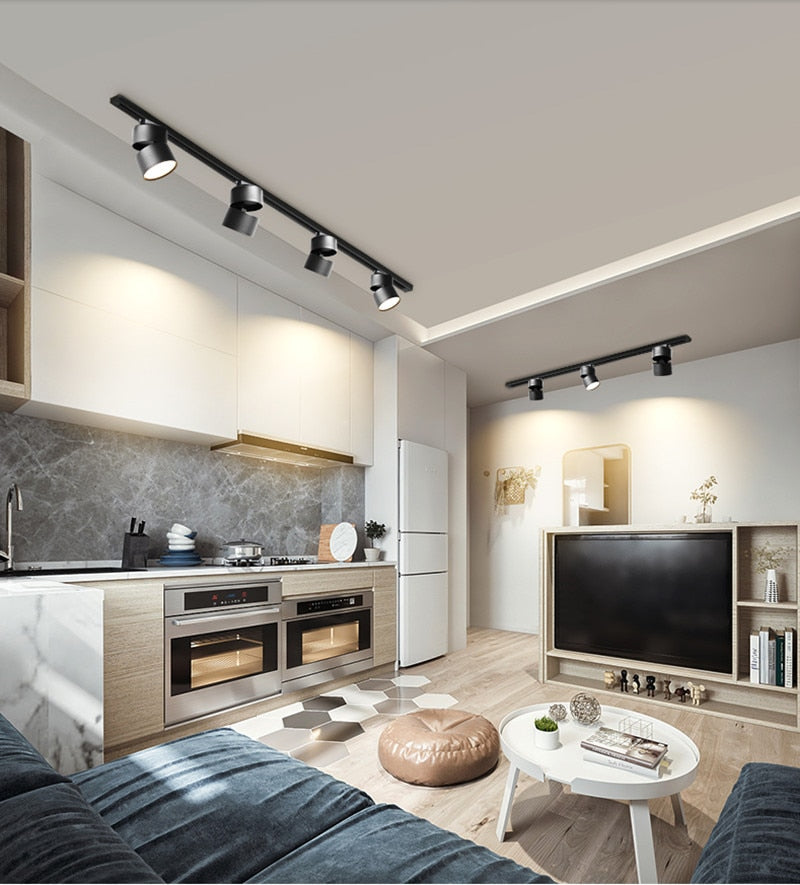 Cylindrical Folding Dimmable LED Downlights 7W 10W 15W LED Ceiling Spotlights AC110-240V LED Ceiling Lamps Indoor Lighting