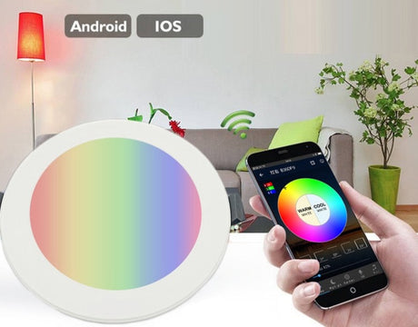 2021 New Tuya Zig bee 3.0 Smart  4 Inch RGBCW 10W Led Recessed Ceiling Light Voice Control Work With Alexa Google Home