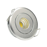 MINI downlights cob with Drivers AC85-265V Showcase Jewery Cabinet Lighting Black White Silver shell led cob downlight 10pcs/lot