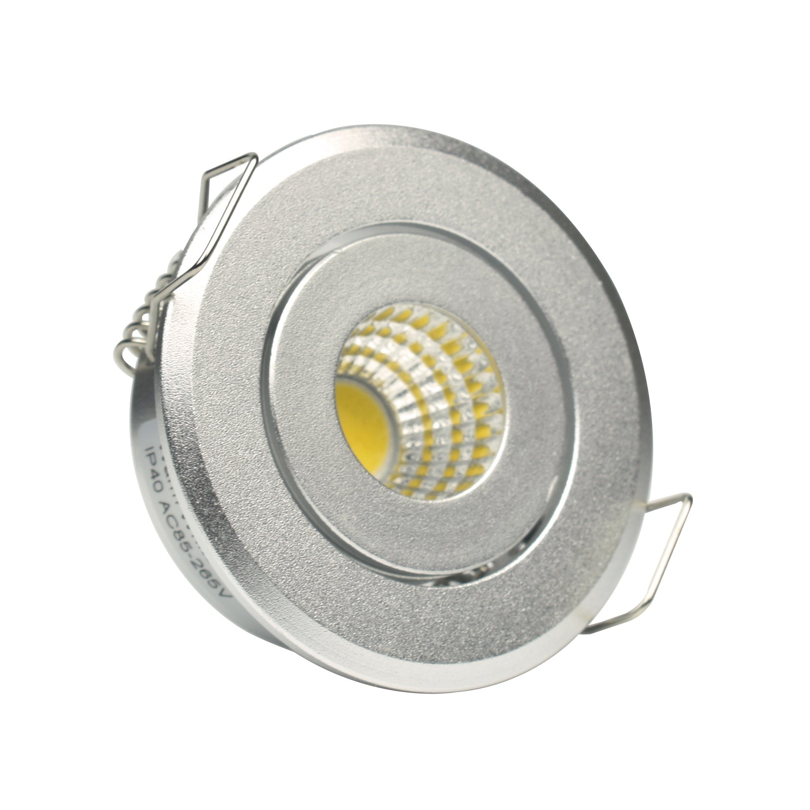 MINI downlights cob with Drivers AC85-265V Showcase Jewery Cabinet Lighting Black White Silver shell led cob downlight 10pcs/lot