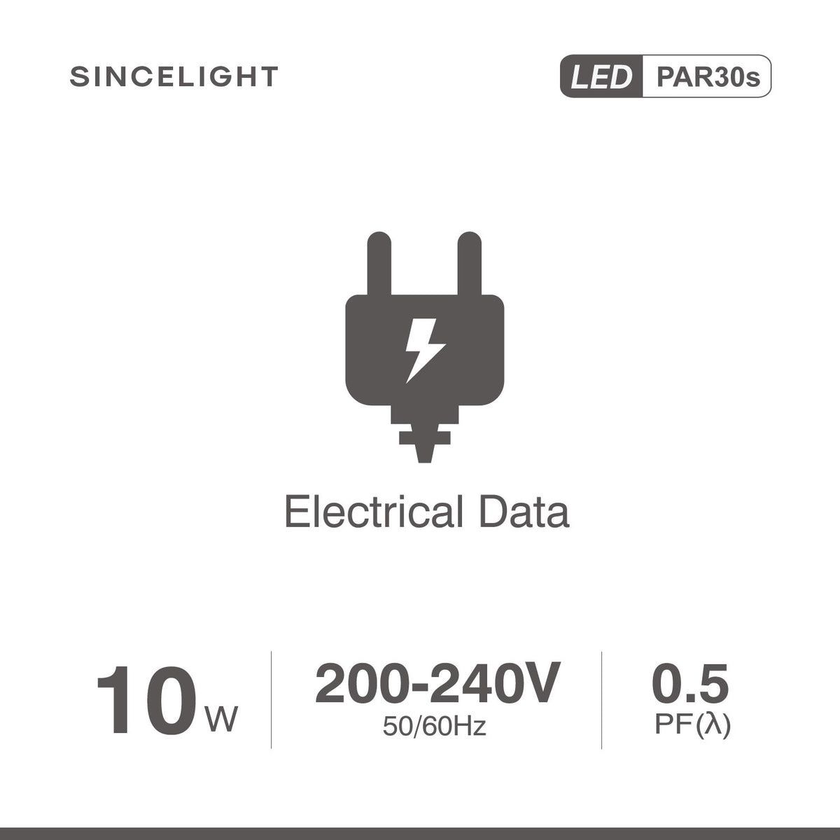 E27 LED Reflector Spotlight With 10W,2700K,850 Lumens (PAR30S/Non-Dimmable/Anti-Glare Led Light Bulb/Downlights)Quick Delivery