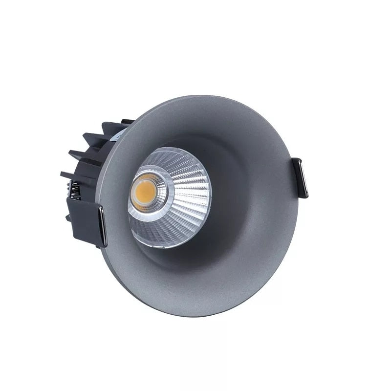 Dimmable recesse round LED downlight lights COB ceiling spot lamp lights 9W 12W 15W 18W LED light indoor lighting led panel light