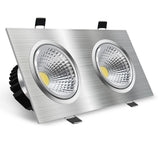 Square Dimmable Recessed LED Downlights 14W 18W 24W COB LED Ceiling Lamps AC85-265V LED Ceiling Spot Lights Indoor Lighting