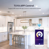 Benexmart Zigbee 3.0 LED Ceiling Light 3.5inch with Dual White Downlight Smart Round Spotlighting Tuya Smartthings Alexa Google