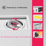 High-quality black and white bright decorative edge LED COB dimmable downlight ac85-265V 10W 20W LED ceiling spotlight