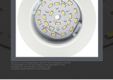 Led Downlight Recessed Kitchen Home Lamps 220V Ultra Thin Panel Lights 3W 5W 9W 12W 15W 18W LED Down Light Spot Led Ceiling Lamp