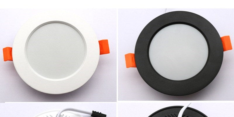 Led Downlight Recessed Kitchen Home Lamps 220V Ultra Thin Panel Lights 3W 5W 9W 12W 15W 18W LED Down Light Spot Led Ceiling Lamp