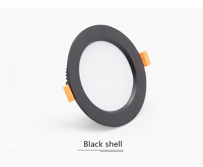 Led Downlight Recessed Kitchen Home Lamps 220V Ultra Thin Panel Lights 3W 5W 9W 12W 15W 18W LED Down Light Spot Led Ceiling Lamp