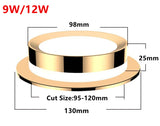 Dimmable Recessed Downlight 5W 7W 9W 12W Round LED Ceiling Spot Light for Home Porch Corridor Aisle Background 3000K 4000K 6000K
