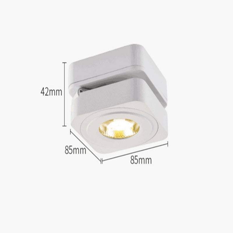 ACETIDE Led Ceiling Lamps Spot Light 360 Degree Rotation Downlights AC85-265V 7W -15W Folding COB LED Downlights Surface Mounted