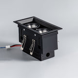 QIUBOSS Dimmable LED Downlights 220V for Living Room Recessed LED Ceiling Spotlights 20W COB Lighting Lights for Kitchen Bedroom