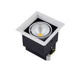 QIUBOSS Dimmable LED Downlights 220V for Living Room Recessed LED Ceiling Spotlights 20W COB Lighting Lights for Kitchen Bedroom