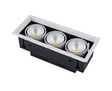 QIUBOSS Dimmable LED Downlights 220V for Living Room Recessed LED Ceiling Spotlights 20W COB Lighting Lights for Kitchen Bedroom