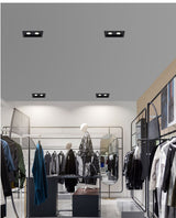 QIUBOSS Dimmable LED Downlights 220V for Living Room Recessed LED Ceiling Spotlights 20W COB Lighting Lights for Kitchen Bedroom