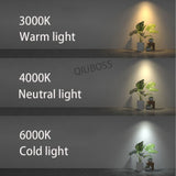 Round Foldable LED Recessed Downlights 5W/7W/9W/12W/15W COB Dimmable LED Ceiling Spotlight Background Lamps for Indoor Lighting