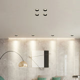 LED Round Recessed Dimmable Downlights 7W/9W/12W/15W COB LED Anti Glare Ceiling Spotlights AC90~260V Background Indoor Lighting